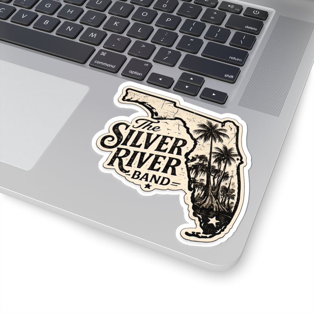 Florida Sticker — The Silver River Band Vintage State Decal
