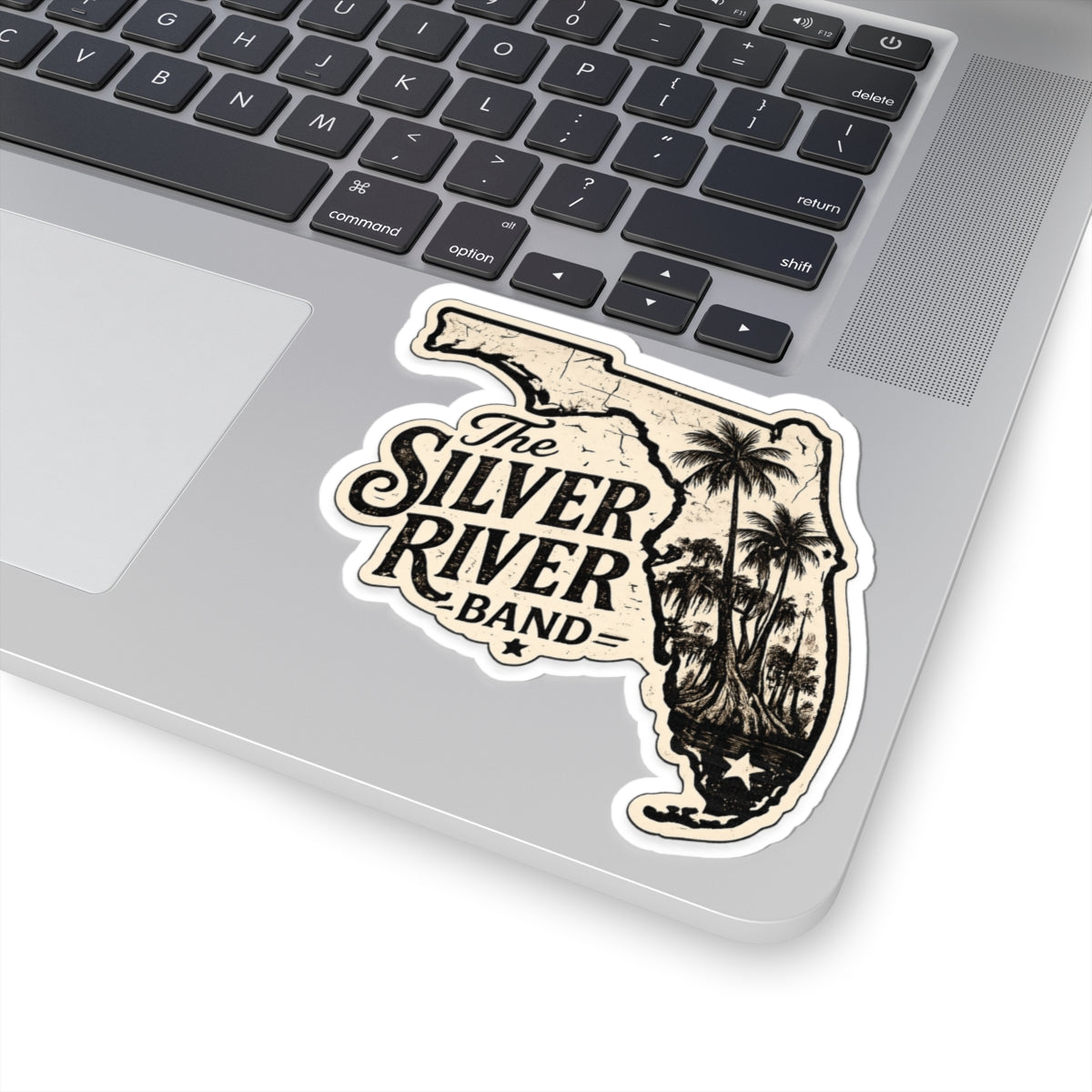 Florida Sticker — The Silver River Band Vintage State Decal