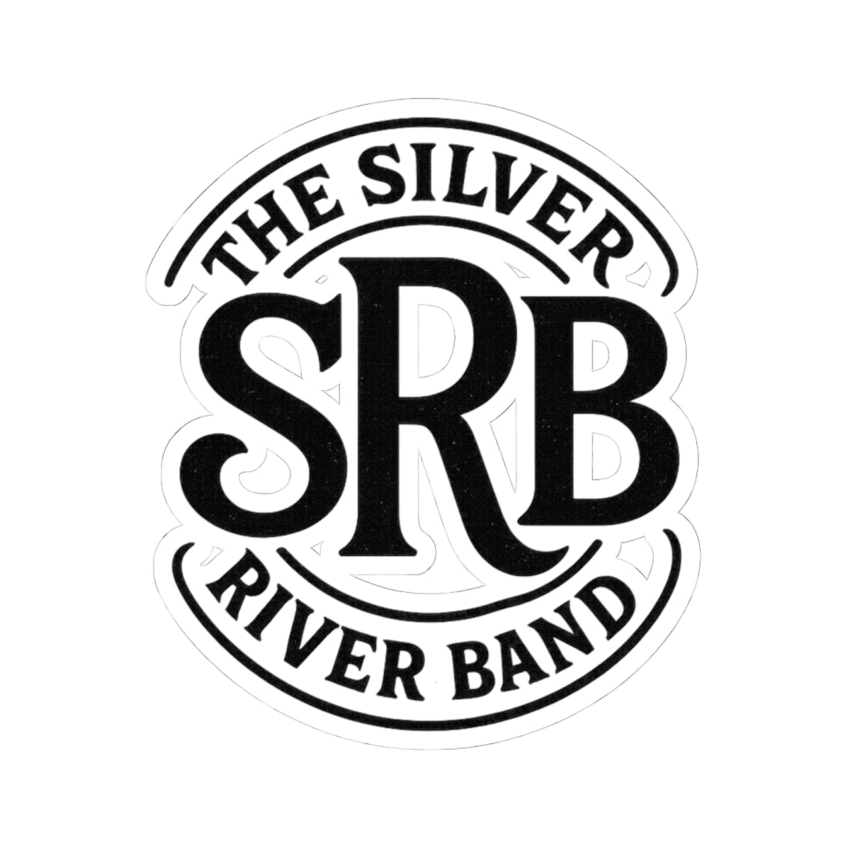 SRB The Silver River Band Logo Sticker — Kiss-Cut Vinyl Band Decal
