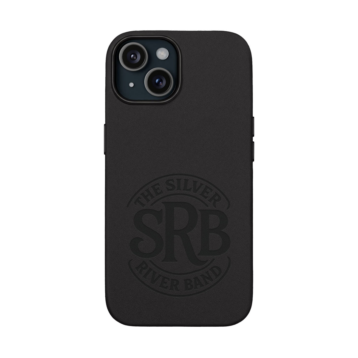Leather Phone Case — 'SRB' Logo Embossed Protective Cover