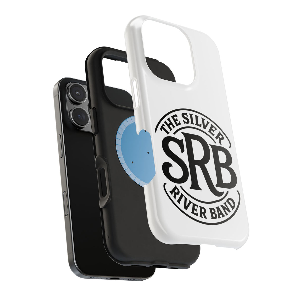 The Silver River Band SRB Logo Magnetic Phone Case — Impact-Resistant Protective Cover