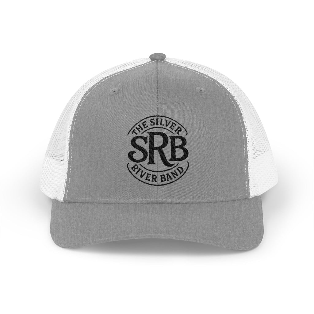 Snapback Trucker Cap — 'SRB The Silver River Band' Vintage Logo Mesh Hat