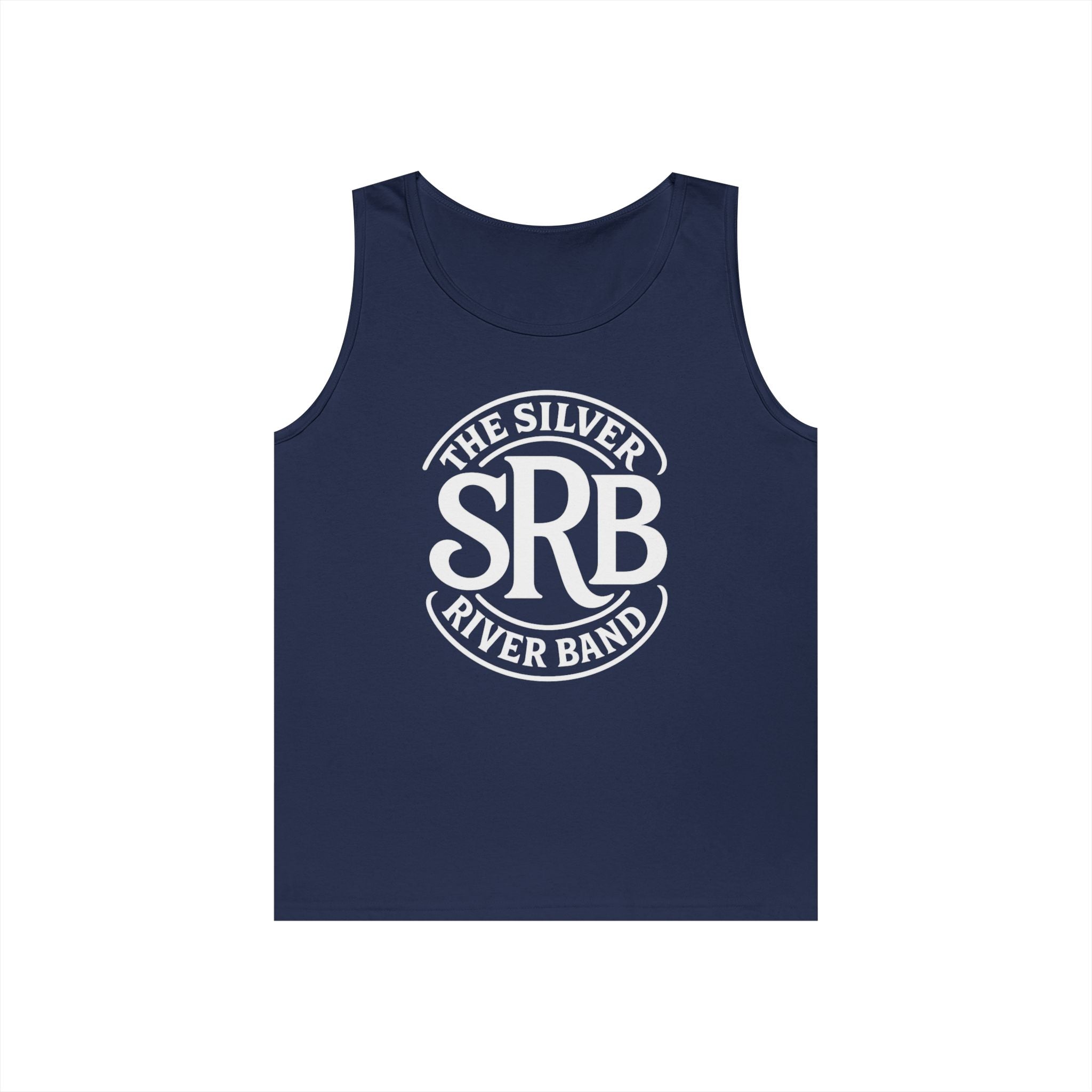 The Silver River Band SRB Logo Tank Top — Vintage Rock Band Music Tee
