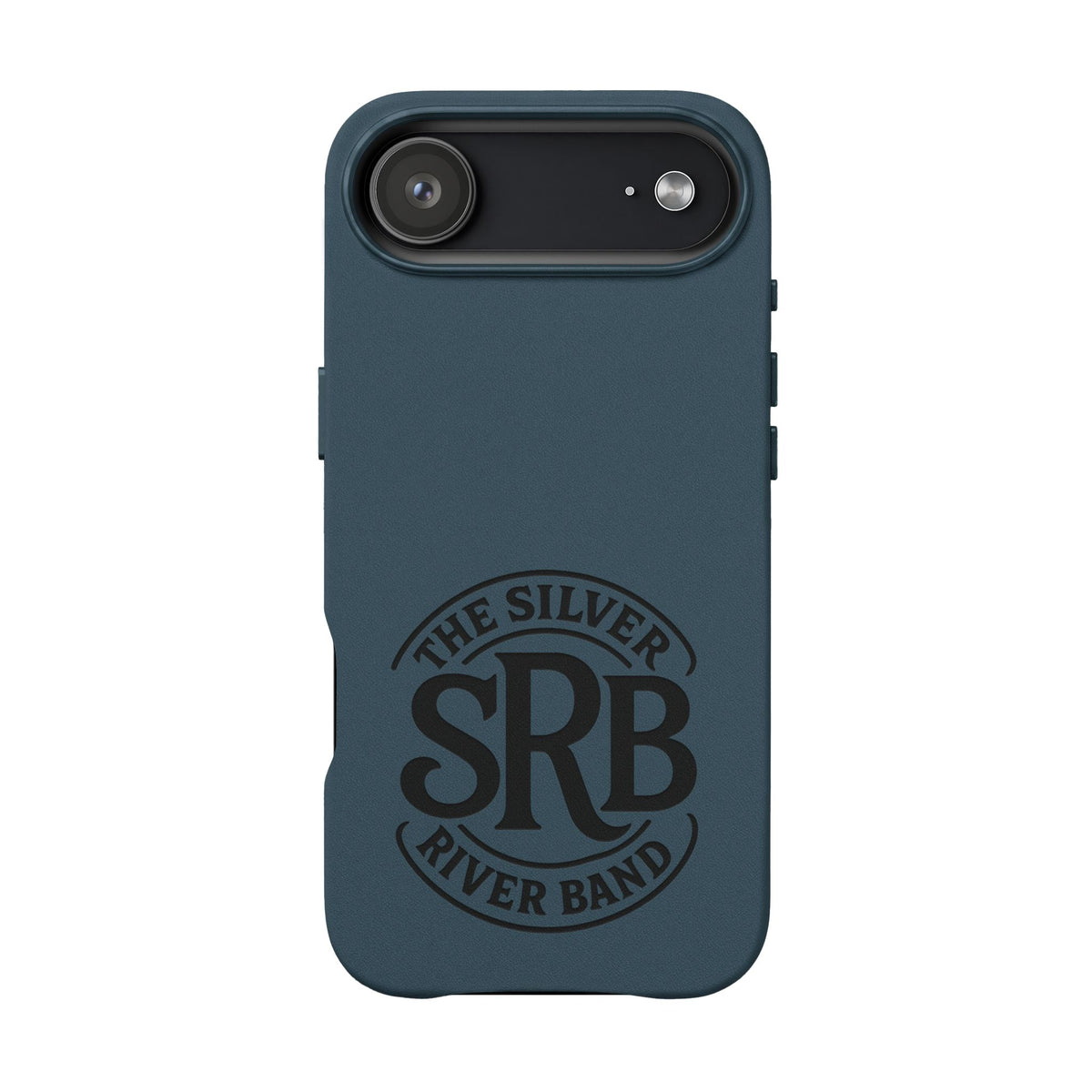 Leather Phone Case — 'SRB' Logo Embossed Protective Cover