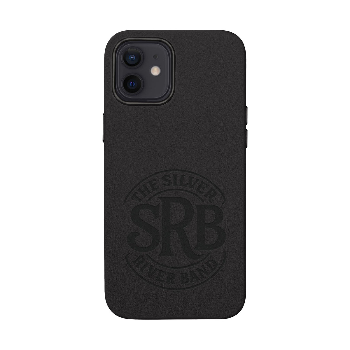 Leather Phone Case — 'SRB' Logo Embossed Protective Cover
