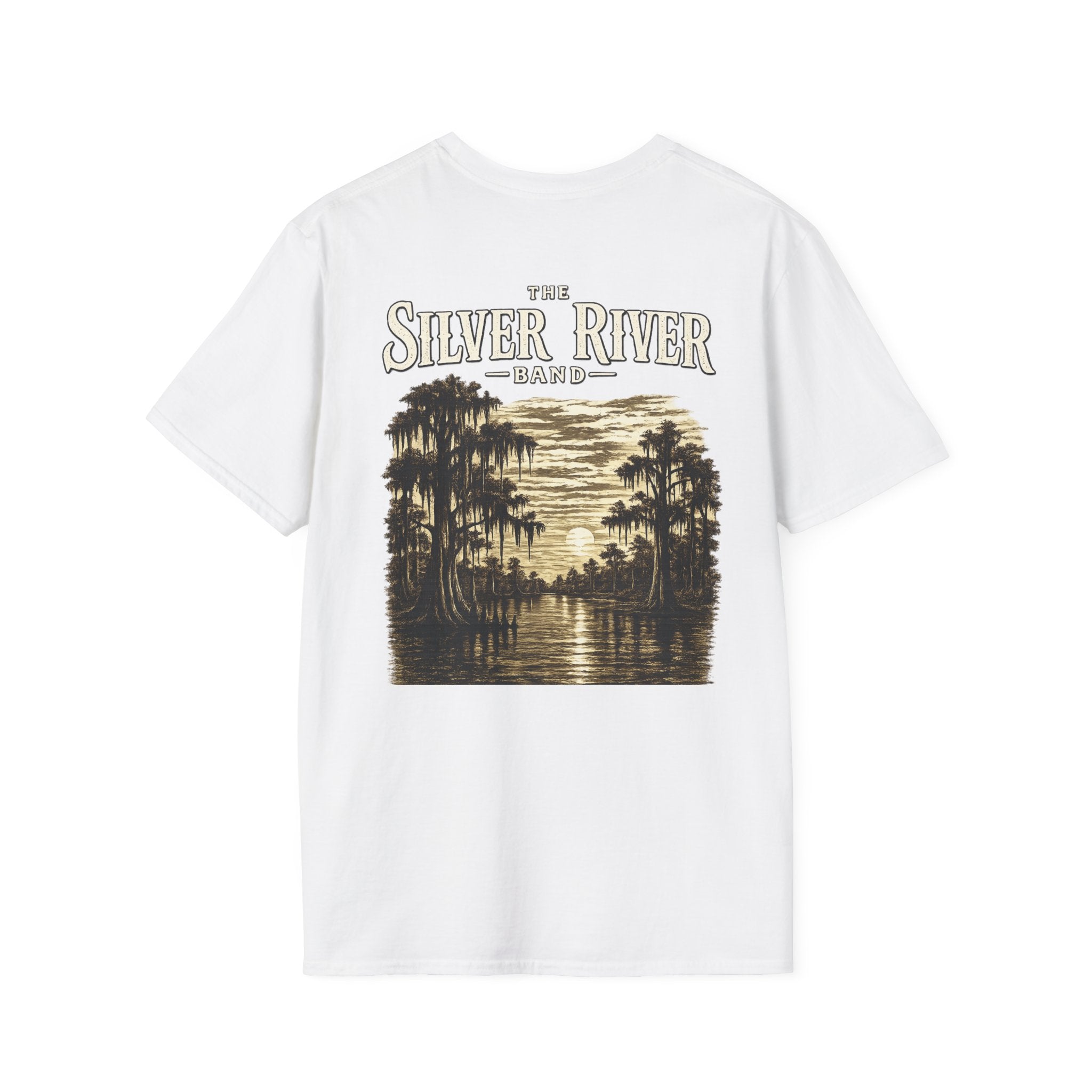 The Silver River Band SRB Logo T-Shirt | Band Tee, Minimal Chest Emblem