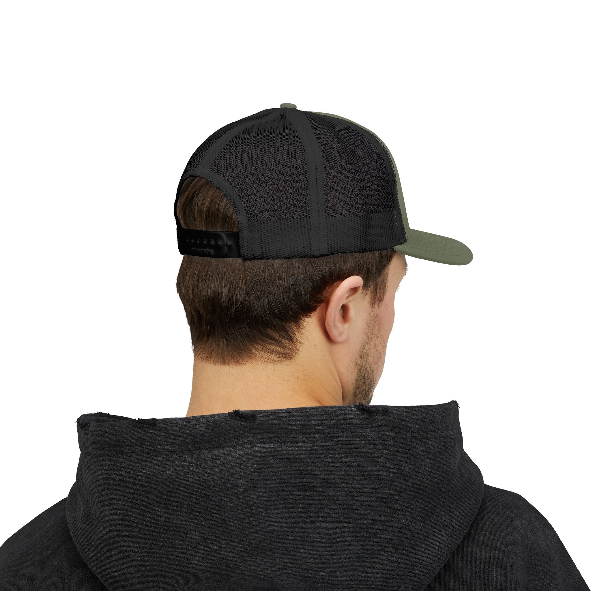 Snapback Trucker Cap — 'SRB The Silver River Band' Vintage Logo Mesh Hat