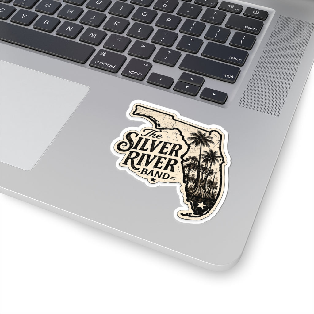 Florida Sticker — The Silver River Band Vintage State Decal