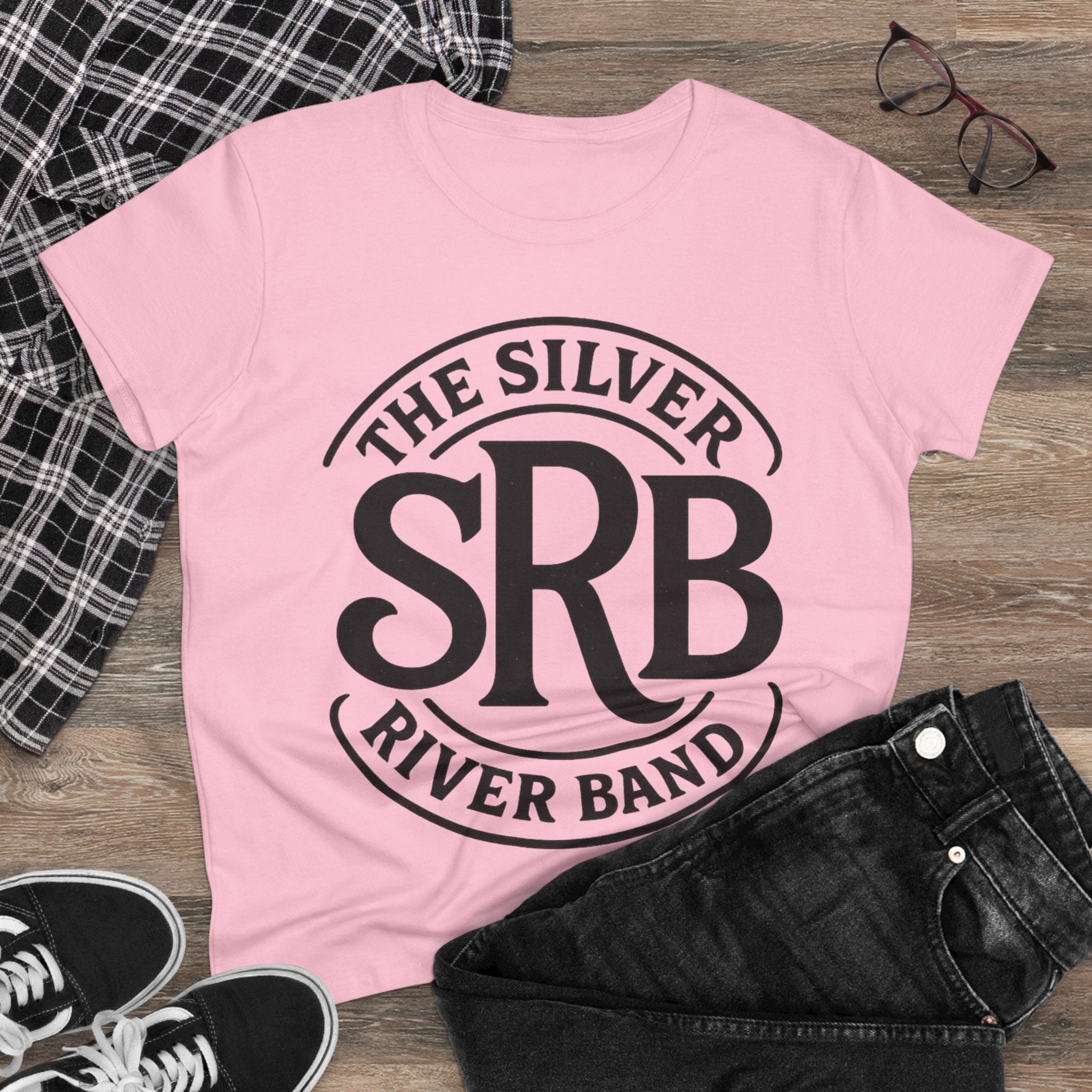 The Silver River Band SRB Logo T-Shirt — Women's Cotton Tee