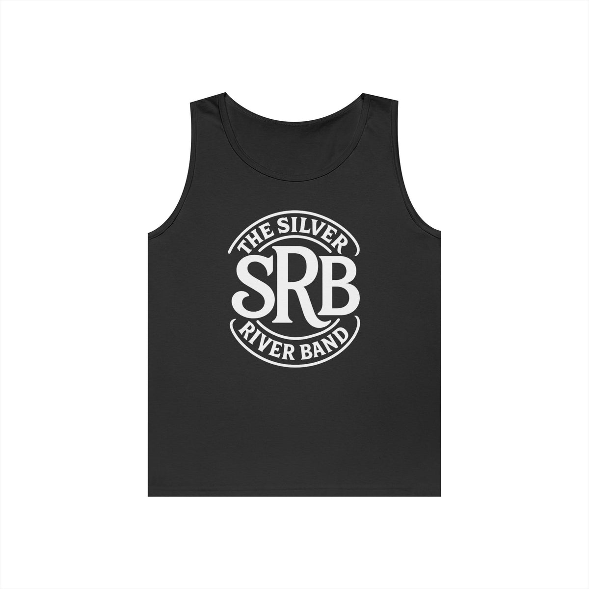 The Silver River Band SRB Logo Tank Top — Vintage Rock Band Music Tee