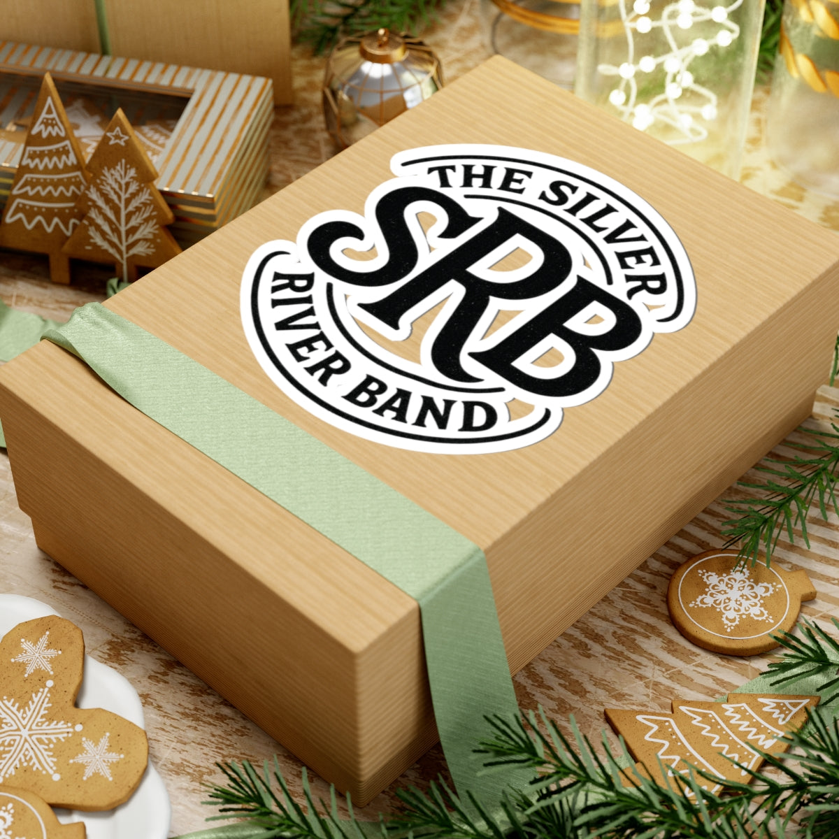SRB The Silver River Band Logo Sticker — Kiss-Cut Vinyl Band Decal