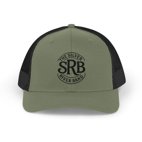 Snapback Trucker Cap — 'SRB The Silver River Band' Vintage Logo Mesh Hat