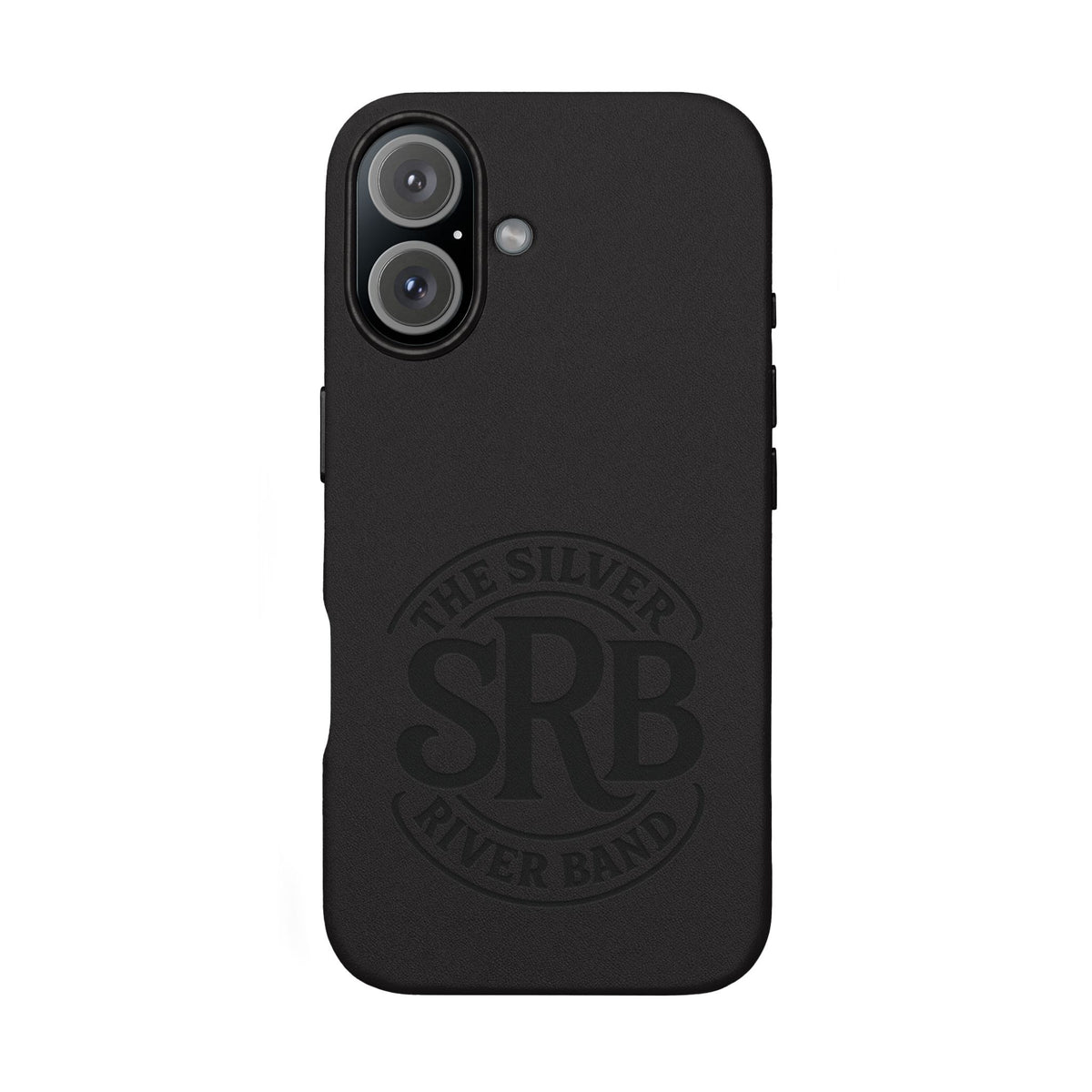 Leather Phone Case — 'SRB' Logo Embossed Protective Cover