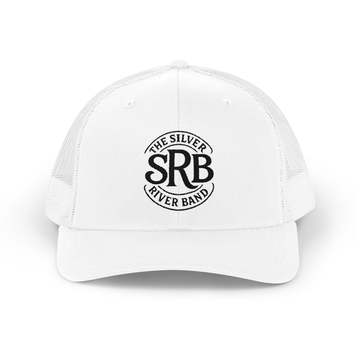 Snapback Trucker Cap — 'SRB The Silver River Band' Vintage Logo Mesh Hat