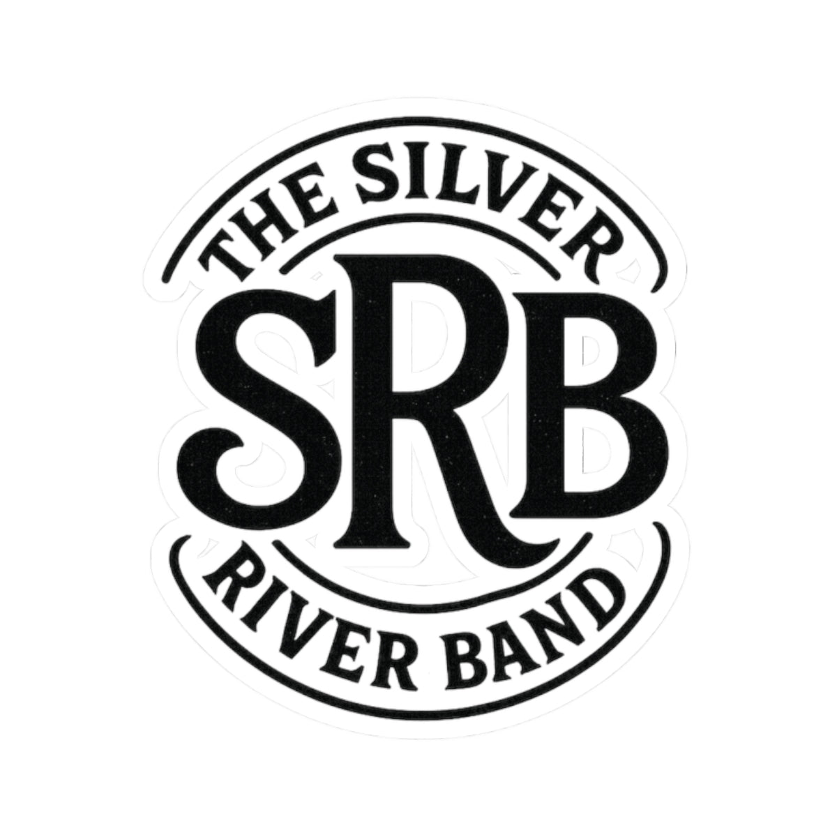 SRB The Silver River Band Logo Sticker — Kiss-Cut Vinyl Band Decal