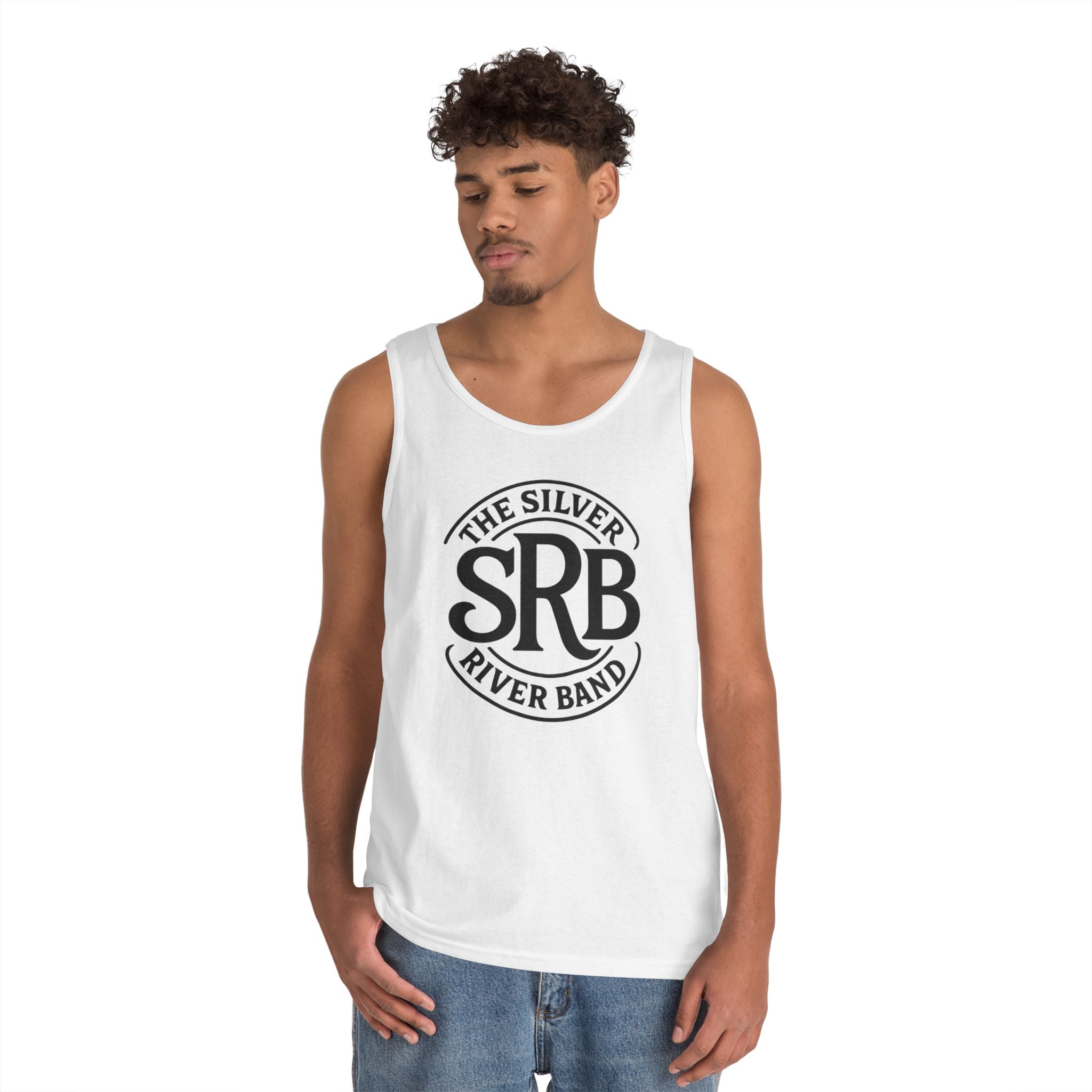 The Silver River Band SRB Logo Tank Top — Vintage Band Music Tee