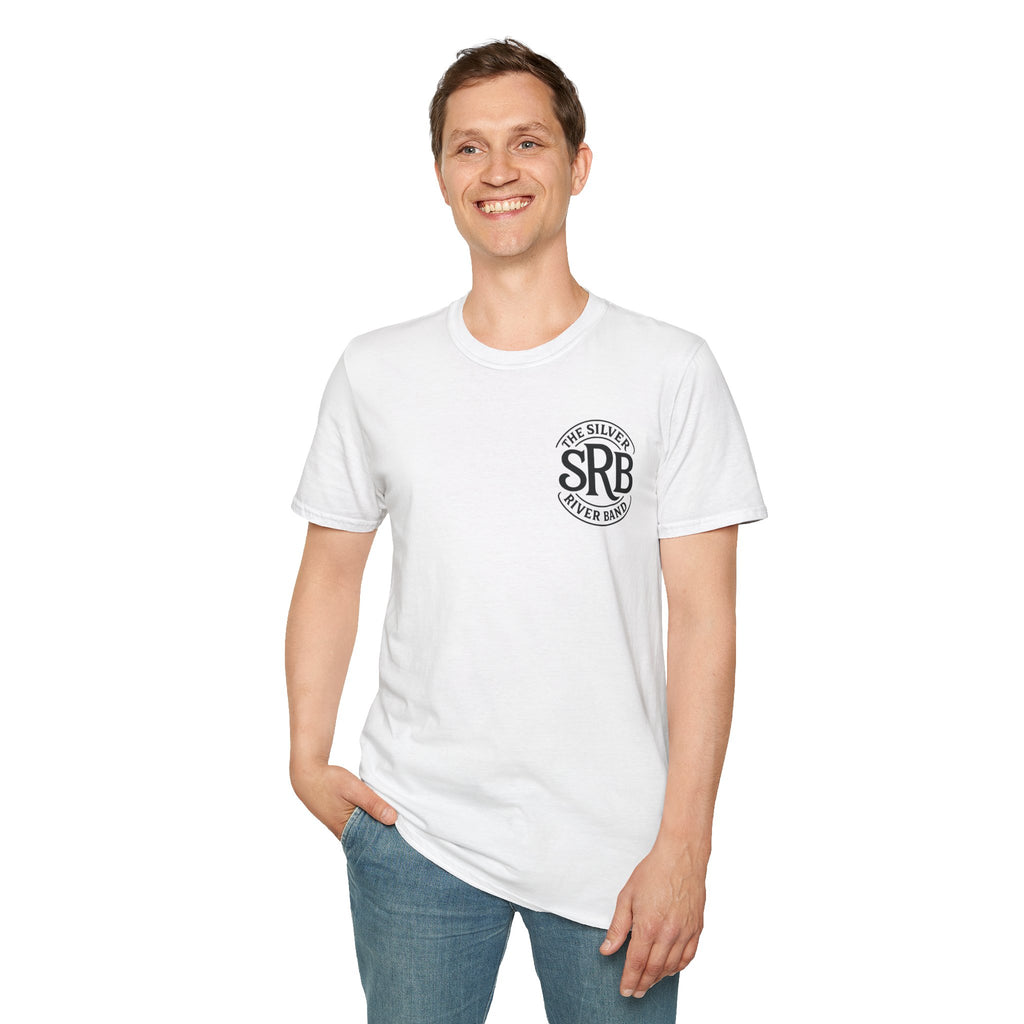 The Silver River Band SRB Logo T-Shirt | Band Tee, Minimal Chest Emblem