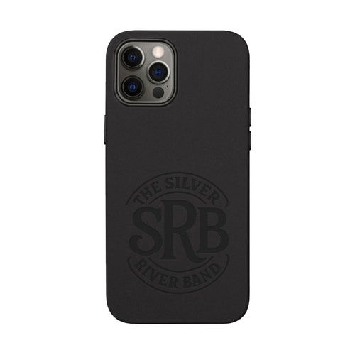 Leather Phone Case — 'SRB' Logo Embossed Protective Cover