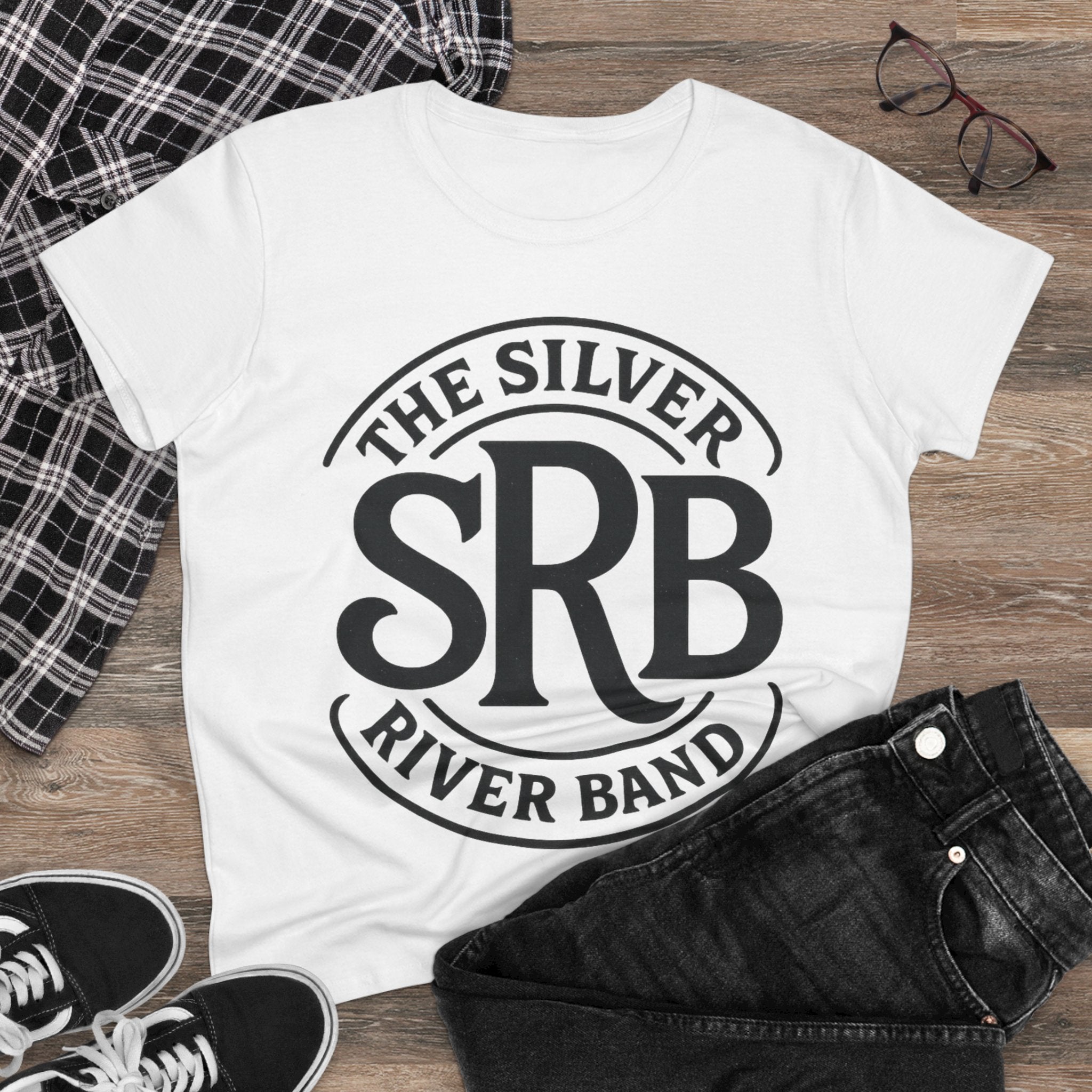 The Silver River Band SRB Logo T-Shirt — Women's Cotton Tee